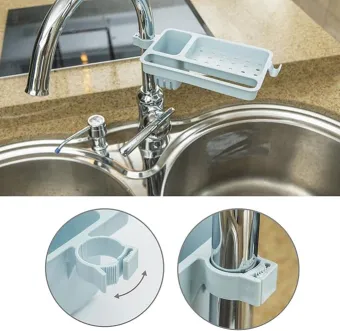 Kitchen Sink Faucet Tube Organizer Storage Rack Holder